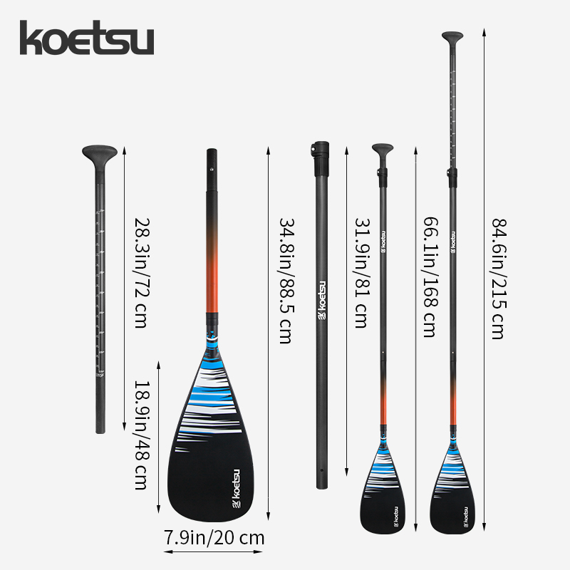 KOETSU-paleta de fibra de carb - Kayak Paddle Carbon reseña y precio